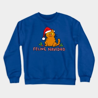 Feline Navidad Crewneck Sweatshirt